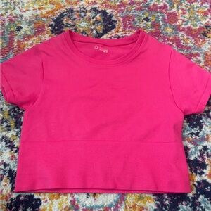 pink aerie offline cropped t